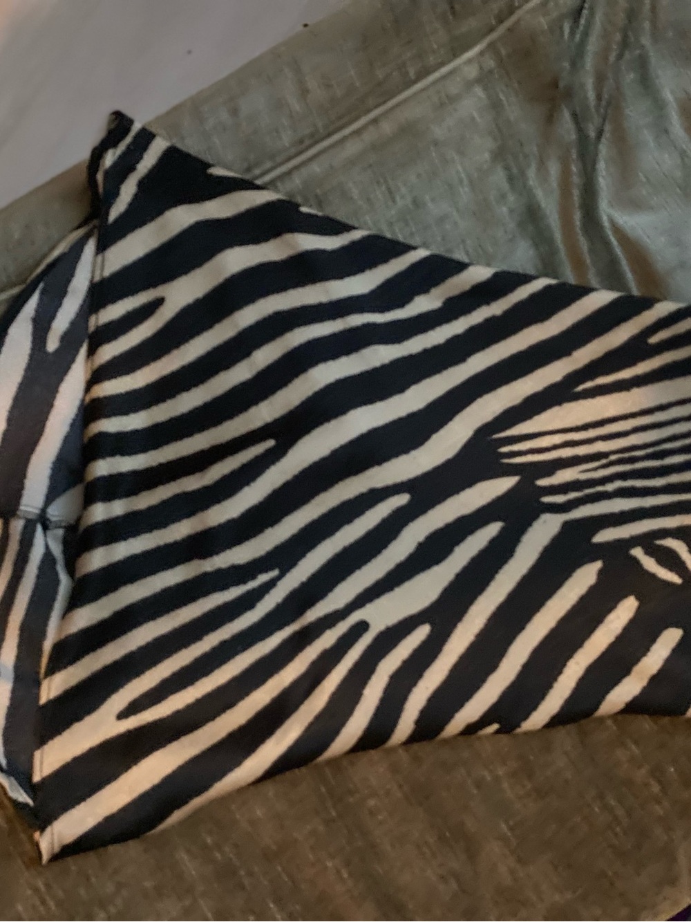 H & mBlack and White Zebra Print halter top